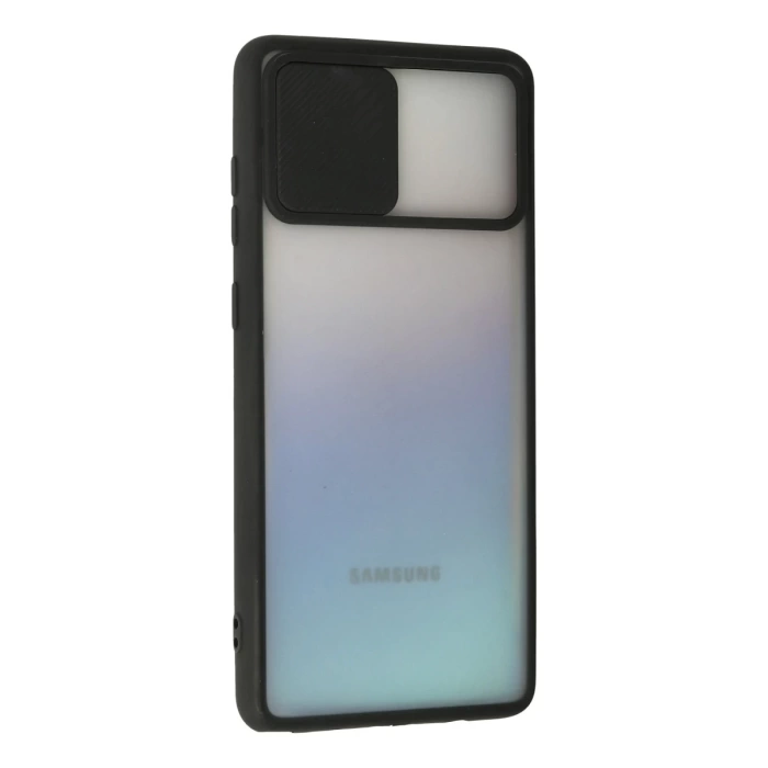 Newface Samsung Galaxy A81 / Note 10 Lite Kılıf Palm Buzlu Kamera Sürgülü Silikon