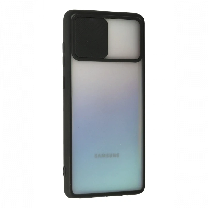 Newface Samsung Galaxy A81 / Note 10 Lite Kılıf Palm Buzlu Kamera Sürgülü Silikon