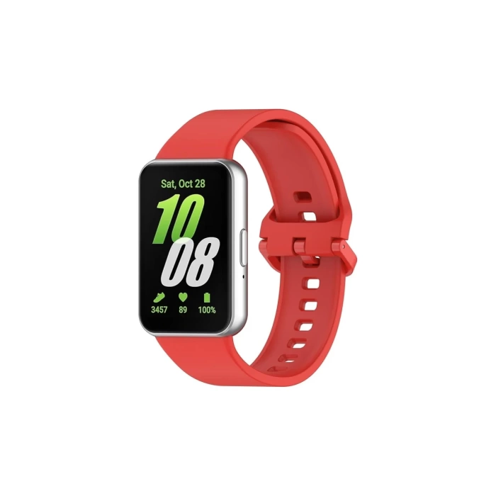 Newface Samsung Galaxy Fit 3 Klasik Kordon - Kırmızı
