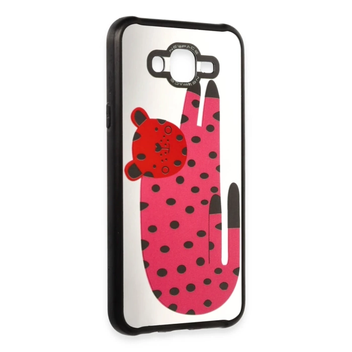 Newface Samsung Galaxy J7 Kılıf Mirror Desenli Kapak
