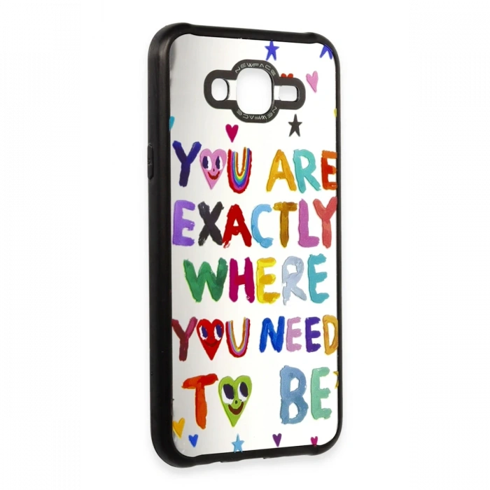 Newface Samsung Galaxy J7 Kılıf Mirror Desenli Kapak