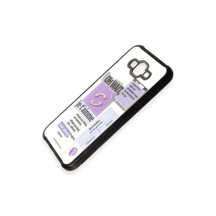 Newface Samsung Galaxy J7 Kılıf Mirror Desenli Kapak