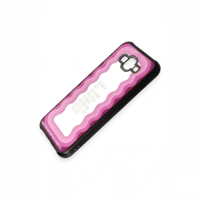 Newface Samsung Galaxy J7 Kılıf Mirror Desenli Kapak