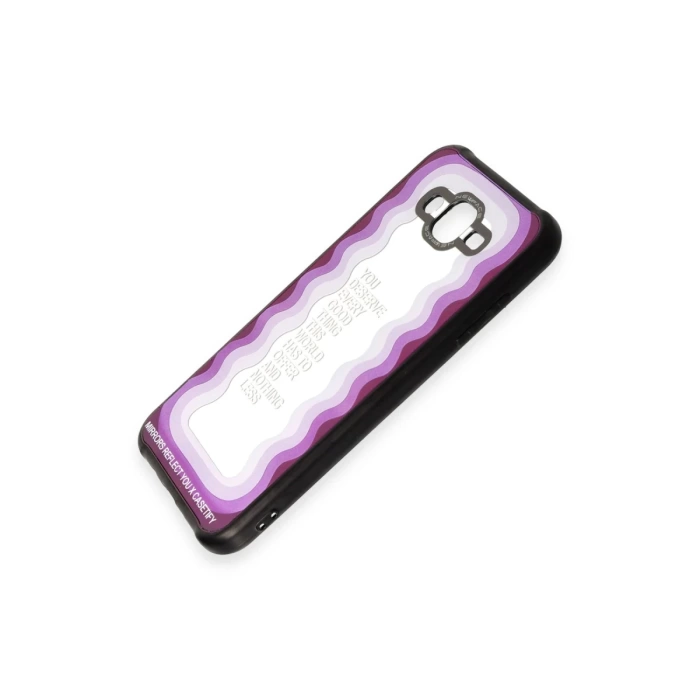 Newface Samsung Galaxy J7 Kılıf Mirror Desenli Kapak