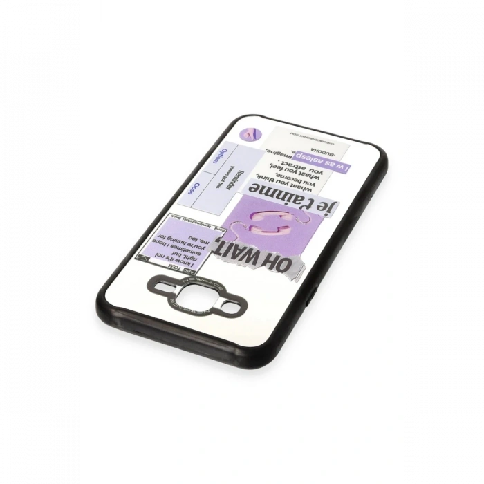 Newface Samsung Galaxy J7 Kılıf Mirror Desenli Kapak