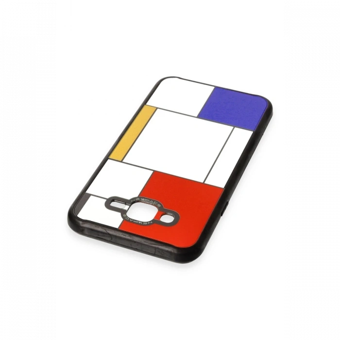 Newface Samsung Galaxy J7 Kılıf Mirror Desenli Kapak