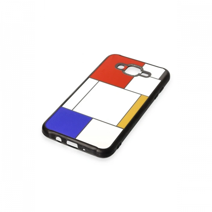 Newface Samsung Galaxy J7 Kılıf Mirror Desenli Kapak