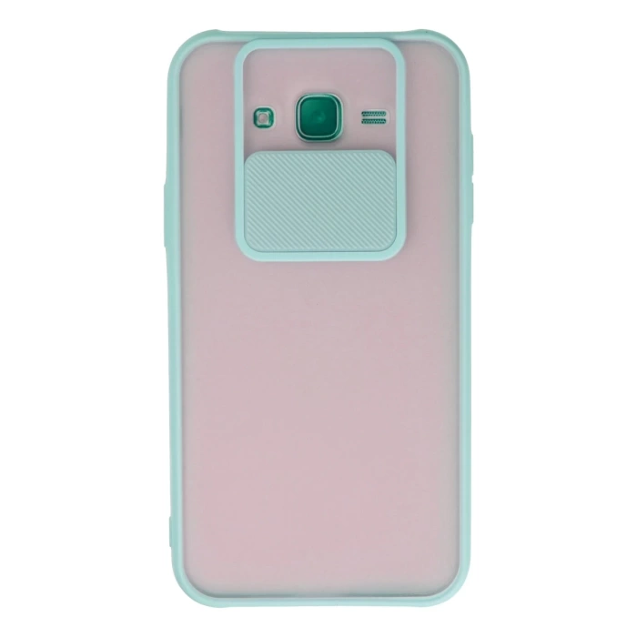 Newface Samsung Galaxy J7 Kılıf Palm Buzlu Kamera Sürgülü Silikon
