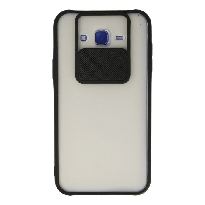 Newface Samsung Galaxy J7 Kılıf Palm Buzlu Kamera Sürgülü Silikon