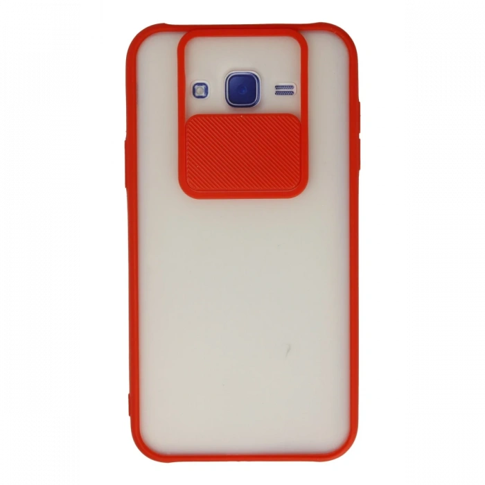 Newface Samsung Galaxy J7 Kılıf Palm Buzlu Kamera Sürgülü Silikon