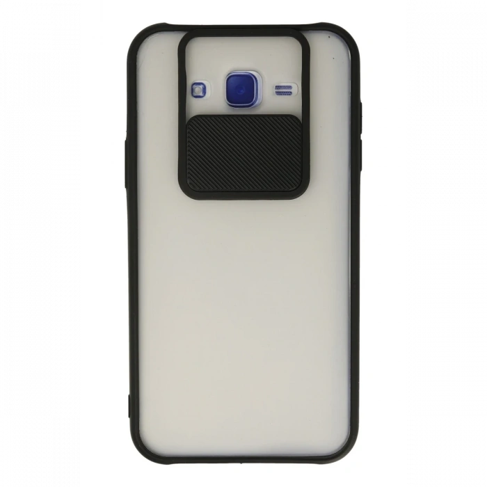 Newface Samsung Galaxy J7 Kılıf Palm Buzlu Kamera Sürgülü Silikon