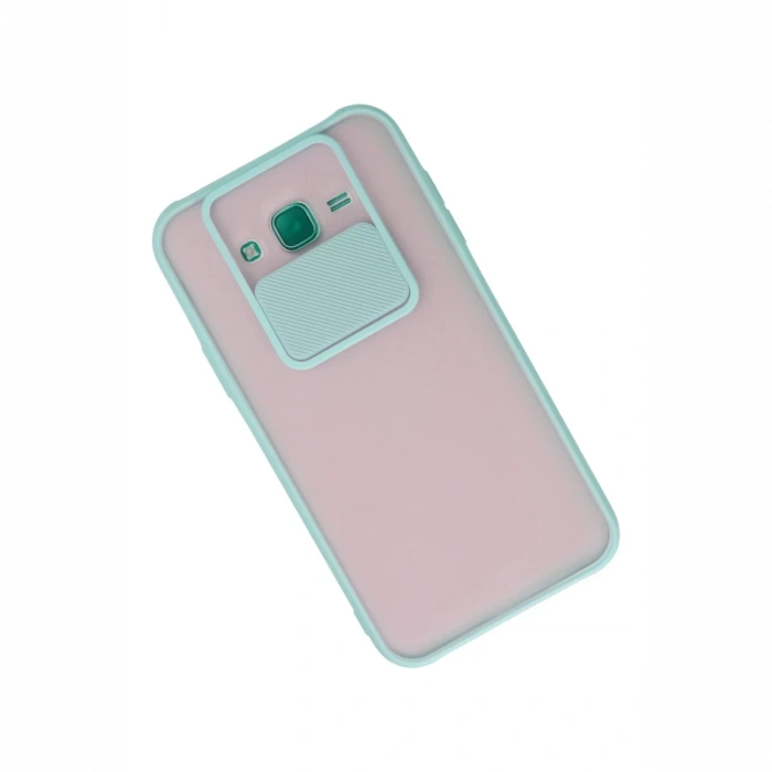 Newface Samsung Galaxy J7 Kılıf Palm Buzlu Kamera Sürgülü Silikon