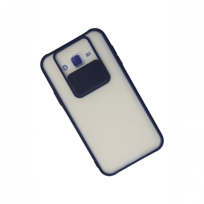 Newface Samsung Galaxy J7 Kılıf Palm Buzlu Kamera Sürgülü Silikon