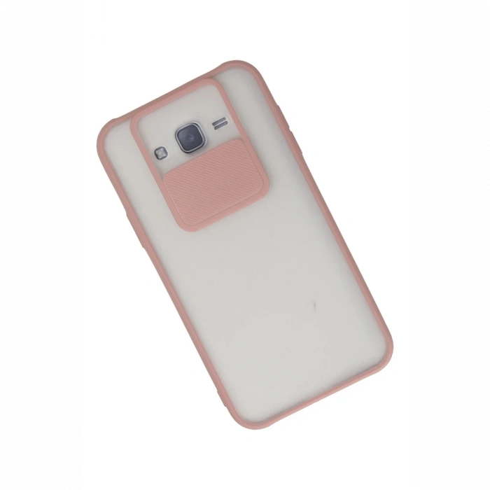 Newface Samsung Galaxy J7 Kılıf Palm Buzlu Kamera Sürgülü Silikon