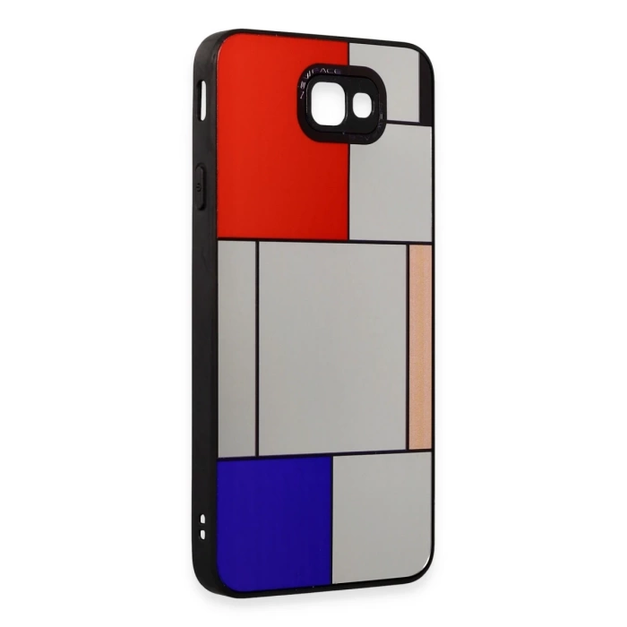 Newface Samsung Galaxy J7 Prime Kılıf Mirror Desenli Kapak
