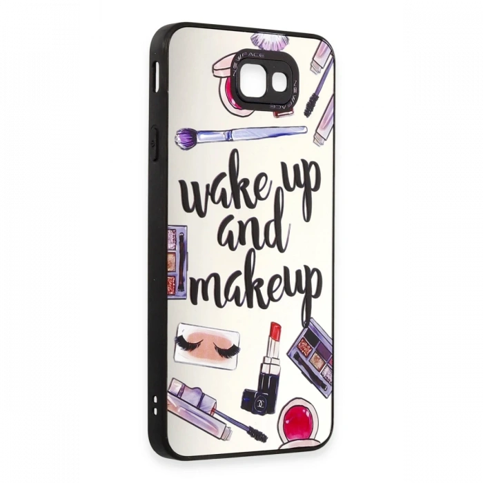 Newface Samsung Galaxy J7 Prime Kılıf Mirror Desenli Kapak