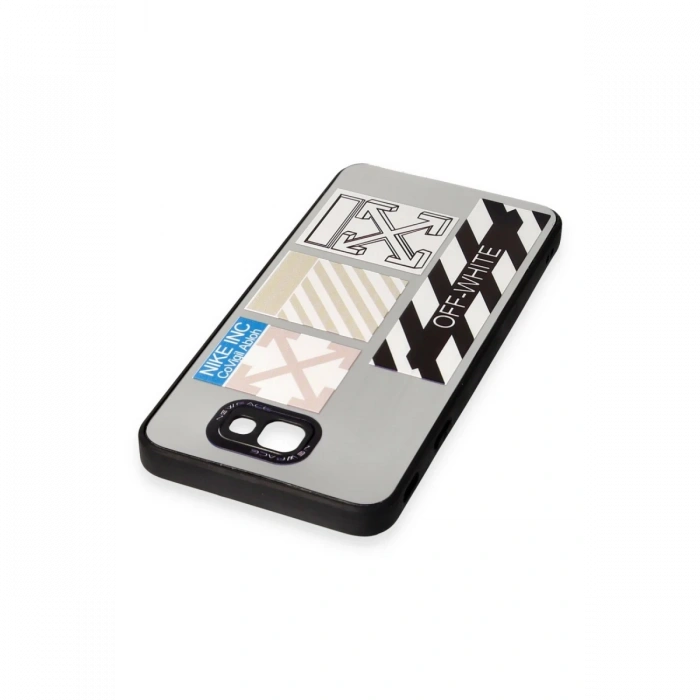 Newface Samsung Galaxy J7 Prime Kılıf Mirror Desenli Kapak