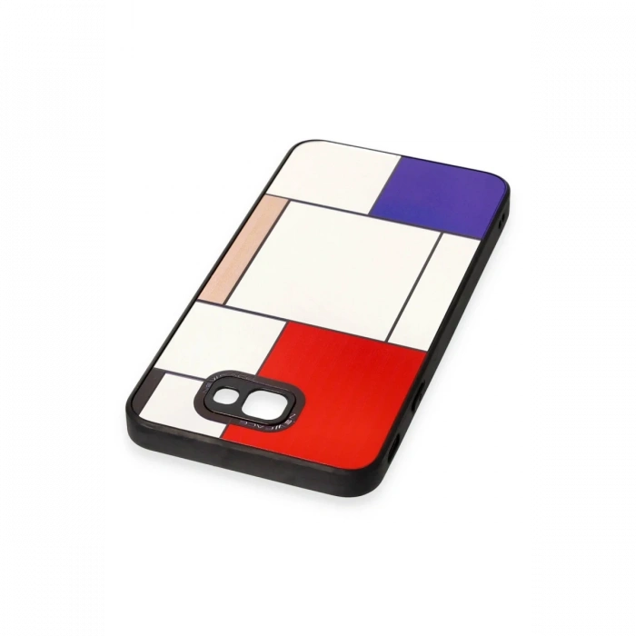 Newface Samsung Galaxy J7 Prime Kılıf Mirror Desenli Kapak