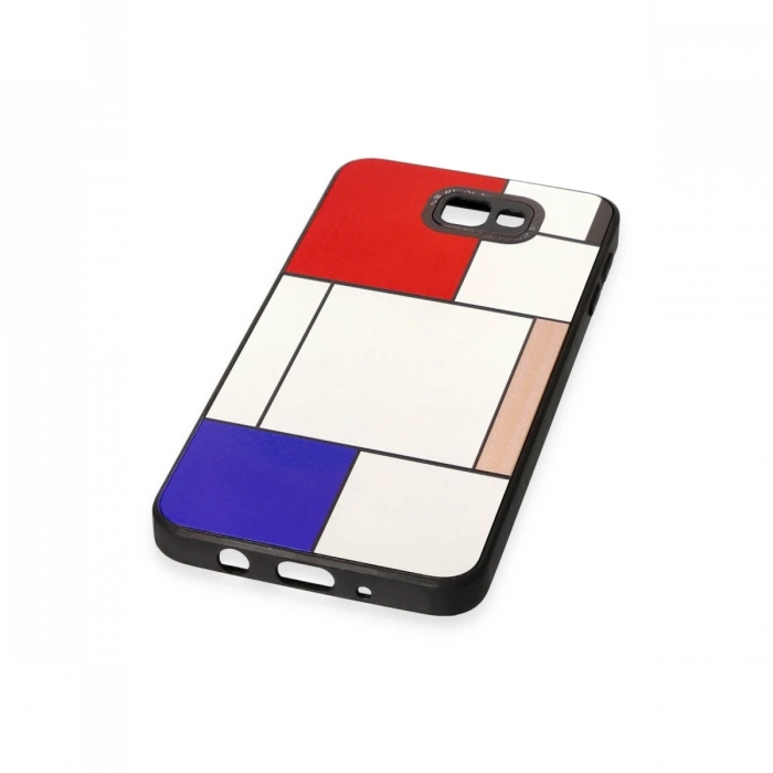 Newface Samsung Galaxy J7 Prime Kılıf Mirror Desenli Kapak