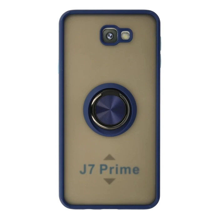 Newface Samsung Galaxy J7 Prime Kılıf Montreal Yüzüklü Silikon Kapak
