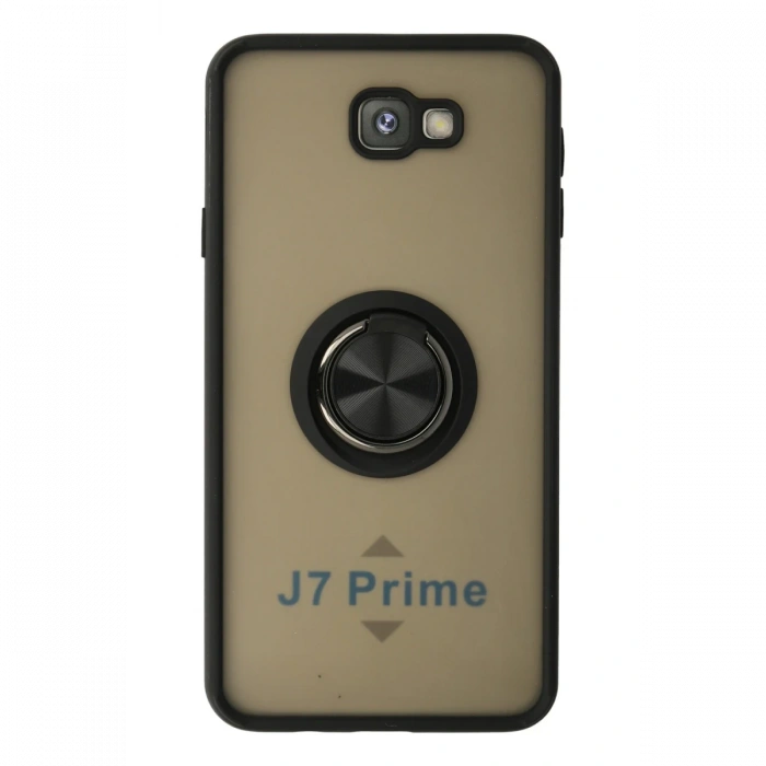 Newface Samsung Galaxy J7 Prime Kılıf Montreal Yüzüklü Silikon Kapak
