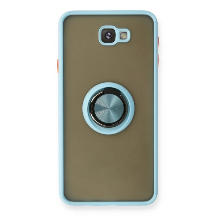 Newface Samsung Galaxy J7 Prime Kılıf Montreal Yüzüklü Silikon Kapak