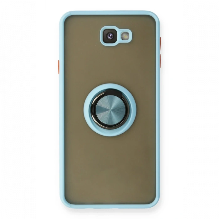 Newface Samsung Galaxy J7 Prime Kılıf Montreal Yüzüklü Silikon Kapak