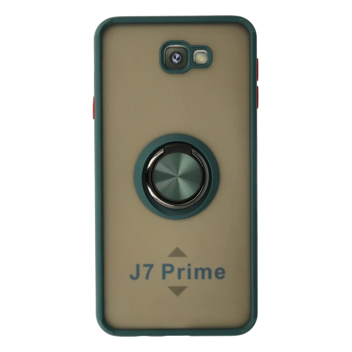 Newface Samsung Galaxy J7 Prime Kılıf Montreal Yüzüklü Silikon Kapak