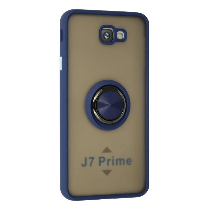 Newface Samsung Galaxy J7 Prime Kılıf Montreal Yüzüklü Silikon Kapak