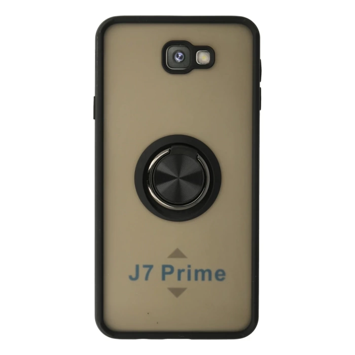 Newface Samsung Galaxy J7 Prime Kılıf Montreal Yüzüklü Silikon Kapak