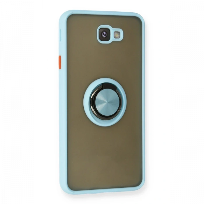 Newface Samsung Galaxy J7 Prime Kılıf Montreal Yüzüklü Silikon Kapak