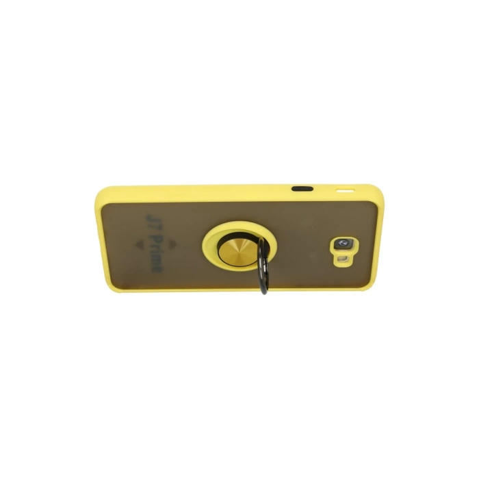 Newface Samsung Galaxy J7 Prime Kılıf Montreal Yüzüklü Silikon Kapak