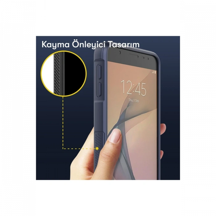 Newface Samsung Galaxy J7 Prime Kılıf Optimum Silikon - Kırmızı