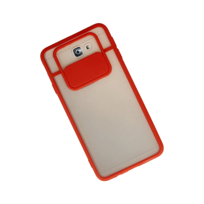 Newface Samsung Galaxy J7 Prime Kılıf Palm Buzlu Kamera Sürgülü Silikon