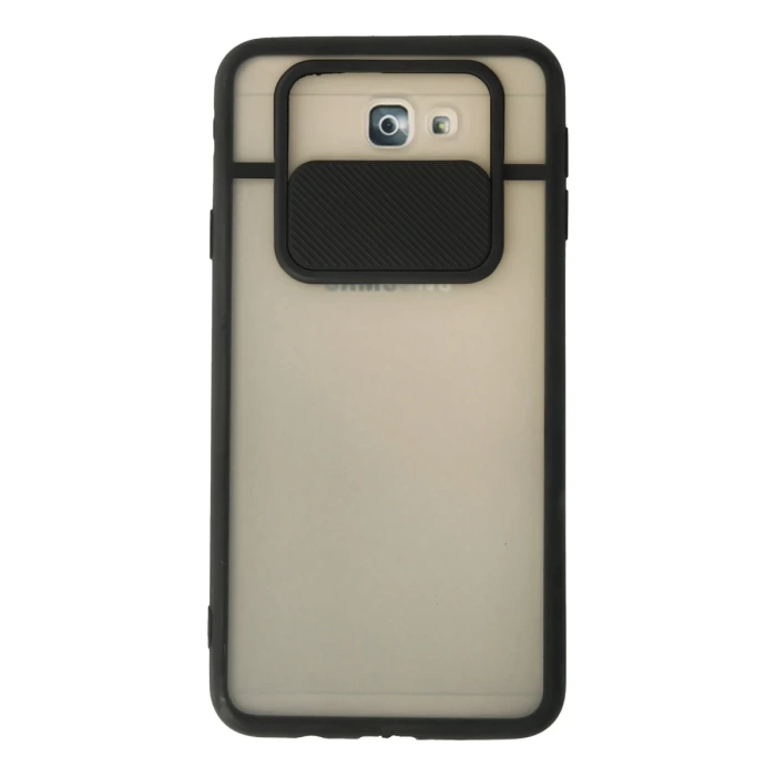 Newface Samsung Galaxy J7 Prime Kılıf Palm Buzlu Kamera Sürgülü Silikon