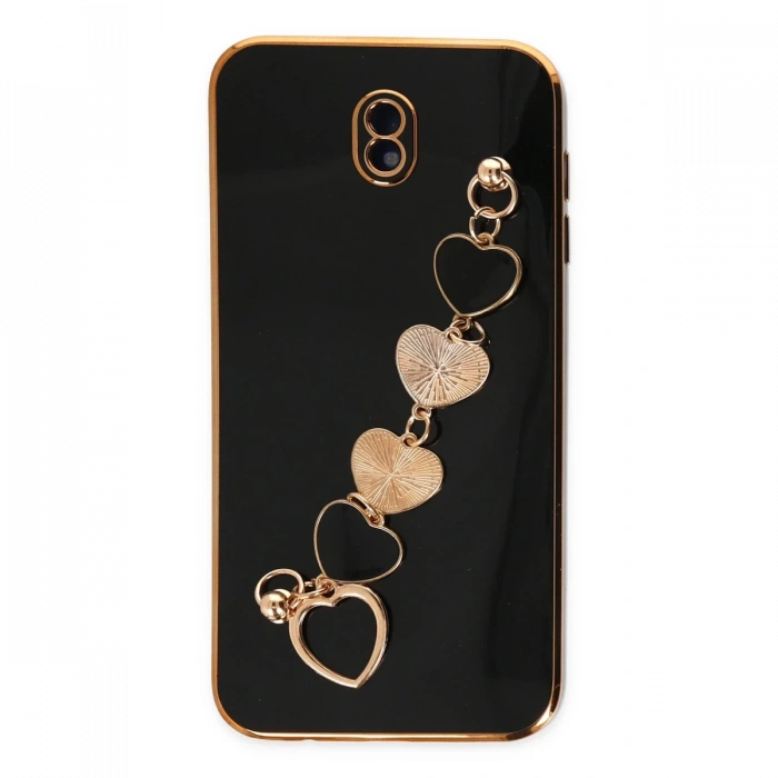 Samsung Galaxy J7 Pro / J730 Kılıf Esila Silikon - Siyah