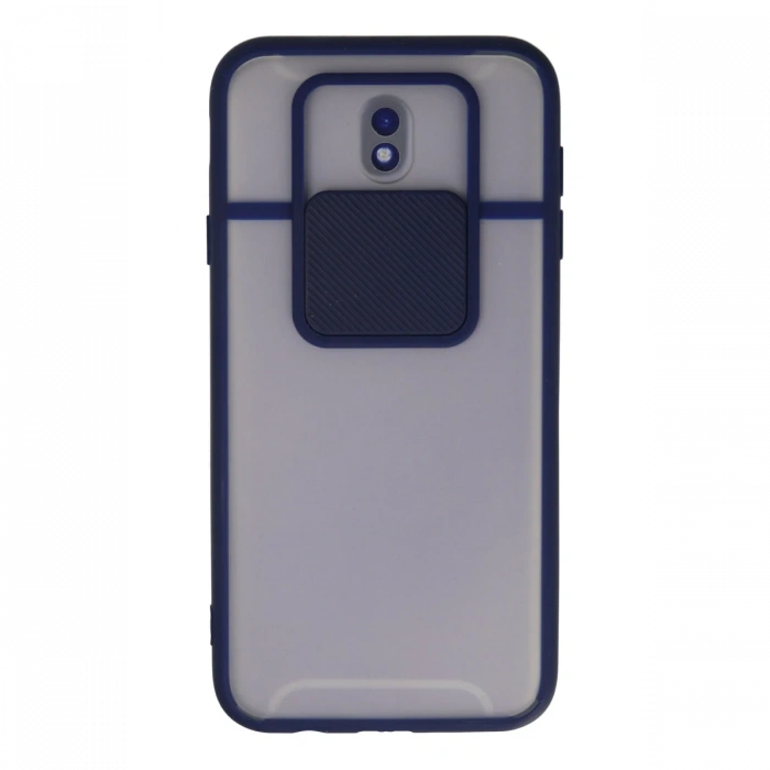 Newface Samsung Galaxy J7 Pro / J730 Kılıf Palm Buzlu Kamera Sürgülü Silikon