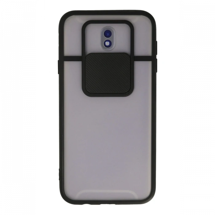 Newface Samsung Galaxy J7 Pro / J730 Kılıf Palm Buzlu Kamera Sürgülü Silikon