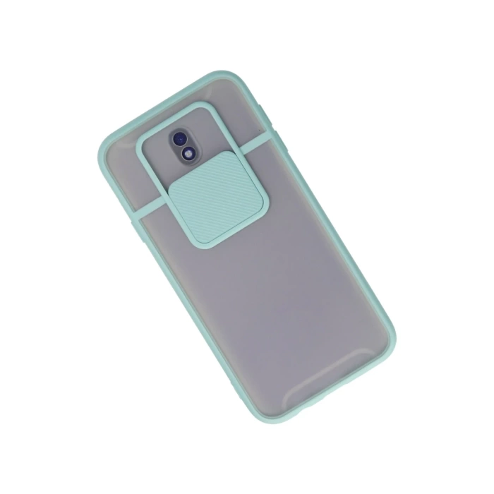 Newface Samsung Galaxy J7 Pro / J730 Kılıf Palm Buzlu Kamera Sürgülü Silikon