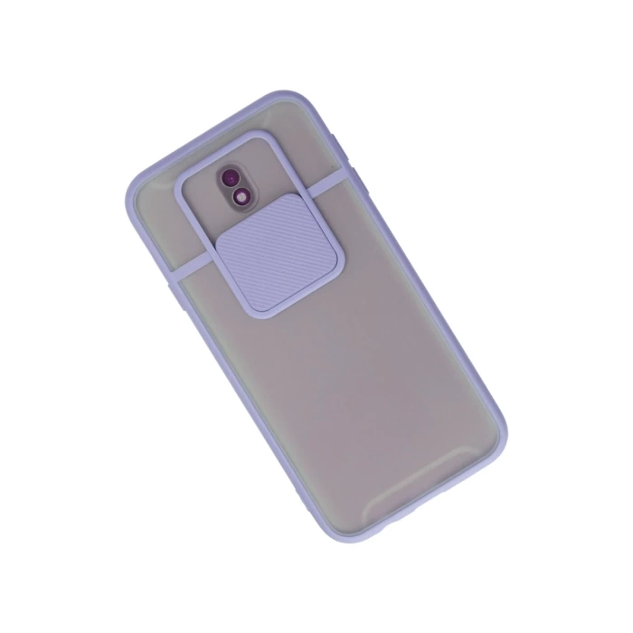 Newface Samsung Galaxy J7 Pro / J730 Kılıf Palm Buzlu Kamera Sürgülü Silikon