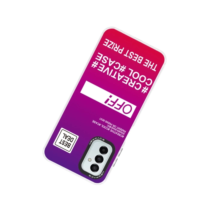 Newface Samsung Galaxy M13 Kılıf Estoril Desenli Kapak