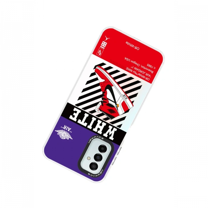 Newface Samsung Galaxy M13 Kılıf Estoril Desenli Kapak