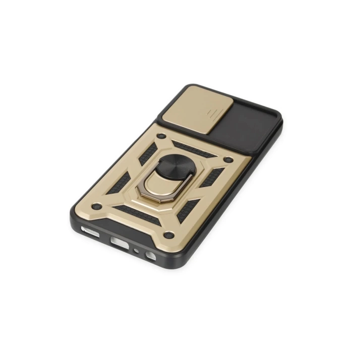 Newface Samsung Galaxy M13 Kılıf Pars Lens Yüzüklü Silikon