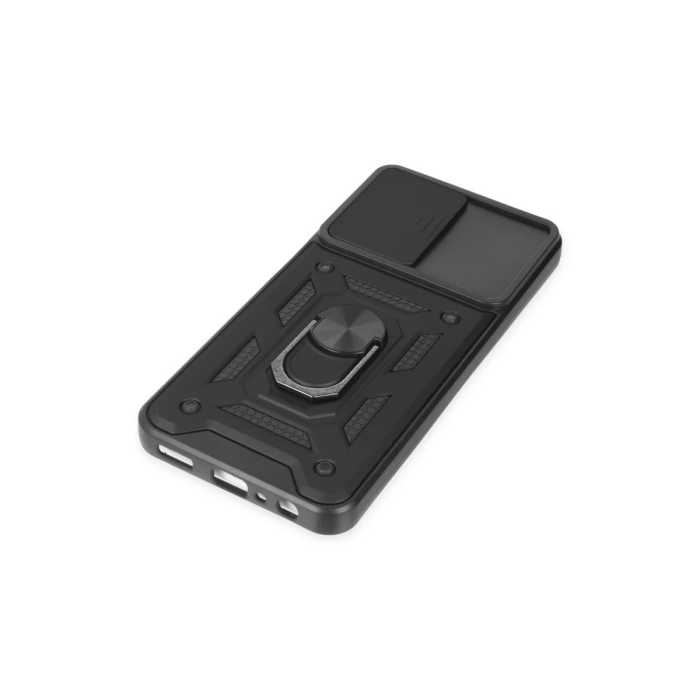 Newface Samsung Galaxy M13 Kılıf Pars Lens Yüzüklü Silikon