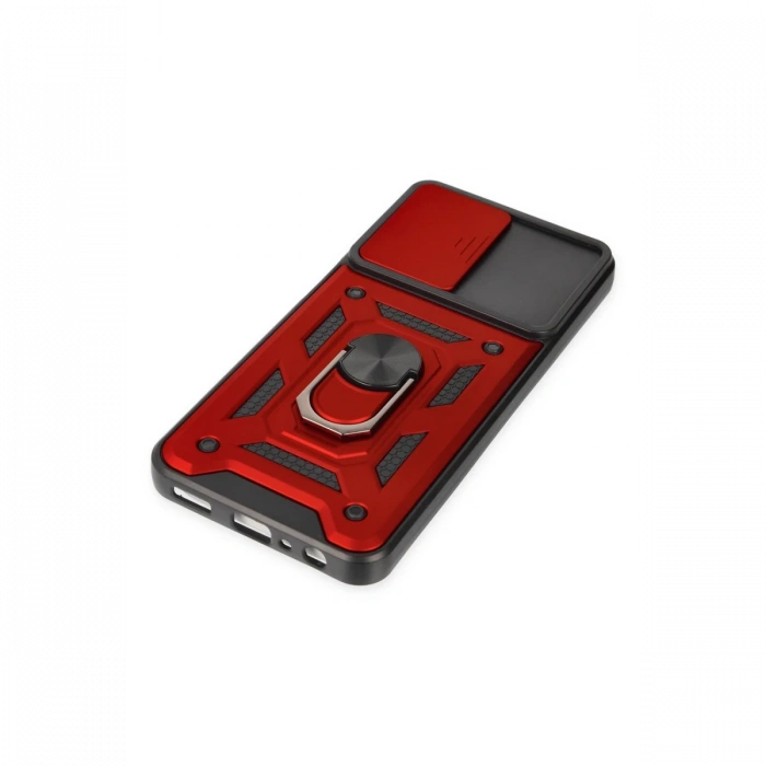 Newface Samsung Galaxy M13 Kılıf Pars Lens Yüzüklü Silikon