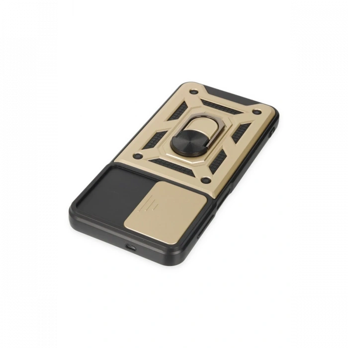 Newface Samsung Galaxy M13 Kılıf Pars Lens Yüzüklü Silikon