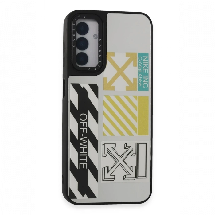 Newface Samsung Galaxy M14 5G Kılıf Mirror Desenli Kapak