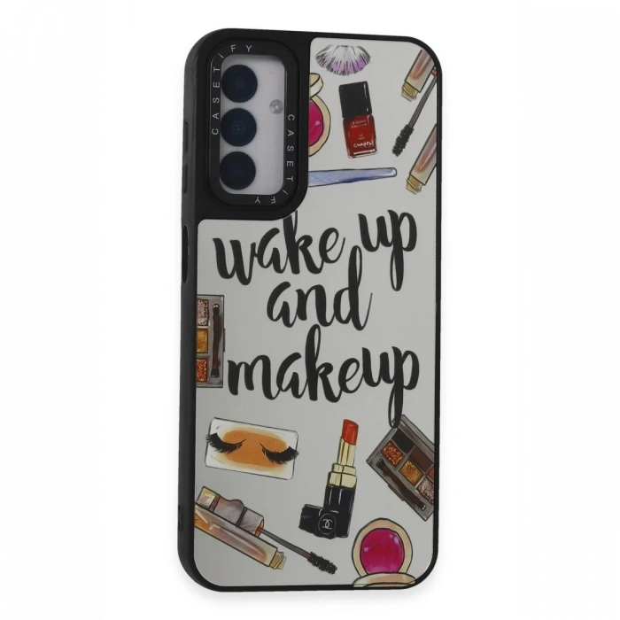 Newface Samsung Galaxy M14 5G Kılıf Mirror Desenli Kapak