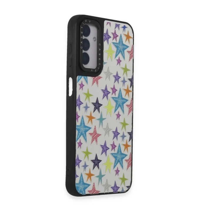 Newface Samsung Galaxy M14 5G Kılıf Mirror Desenli Kapak