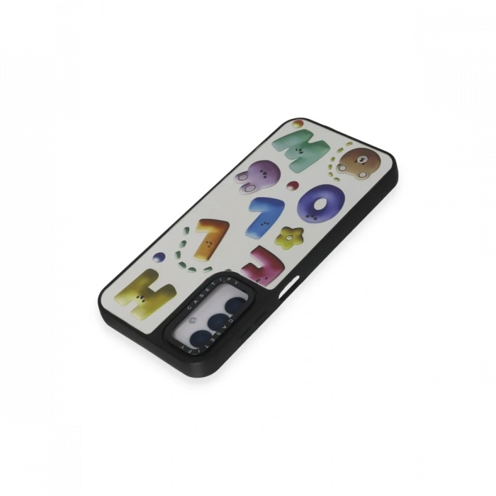 Newface Samsung Galaxy M14 5G Kılıf Mirror Desenli Kapak